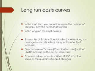 Comprehensive Theory of Production and Cost Analysis in Economics | PPT