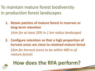 Tim Wardlaw_A gradient study at the Warra Supersite provides new knowledge to support the management of production forests to sustain biodiversity