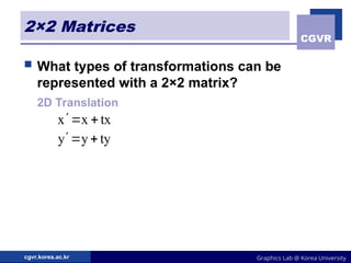 Two Dimensional transformations under graphics.ppt