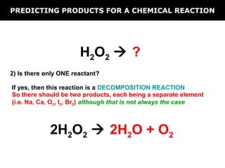 04 types of chemical reactions | PPT