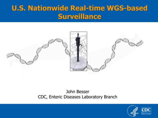 John Besser
CDC, Enteric Diseases Laboratory Branch
U.S. Nationwide Real-time WGS-based
Surveillance
 