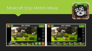 minecraft stop-motion movie creator app ipad minecraft stop-motion movie creator app ipad