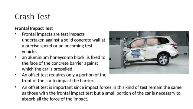 vehicle testing and instrumentation for presentation | PPTX