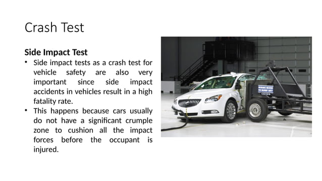 vehicle testing and instrumentation for presentation | PPTX