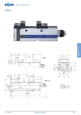 4031
NC-Compactvices
RKK
NC-Compact vices
RKK
     on request www.eshop.roehm.biz
 
