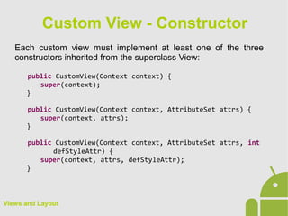 Android App Development - 04 Views and layouts | ODP