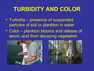 Turbidity Def 04 water quality and management | PPT
