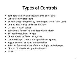 MS ACCESS | PPTX