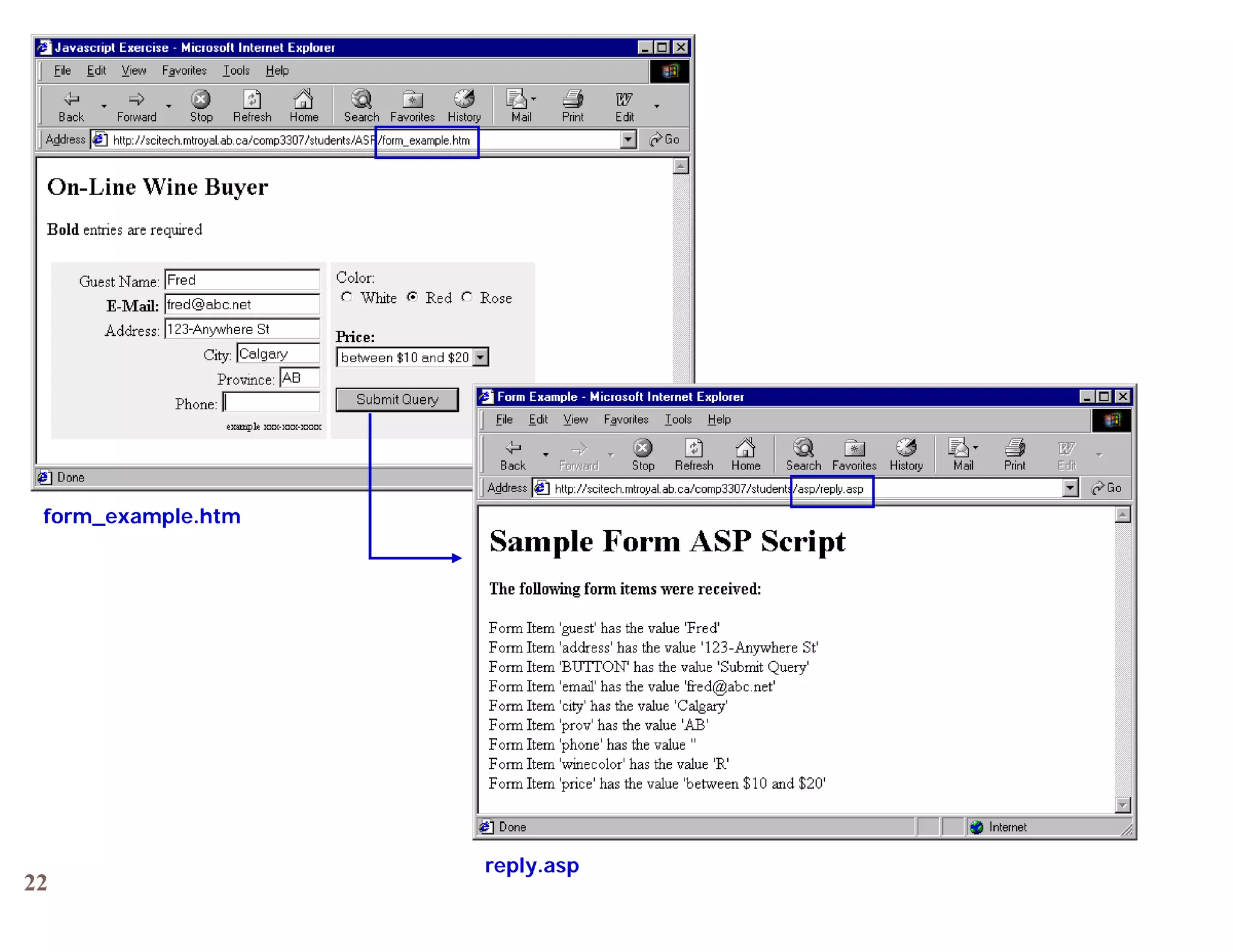 form_example.htm




                    reply.asp
22
 