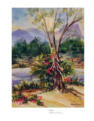 El Peñol
Acuarela - 36 x 51 cm.
 