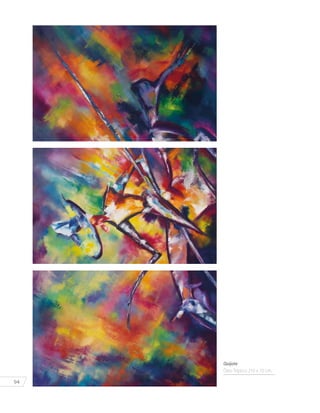 94
Quijote
Óleo Tríptico 210 x 70 cm.
 