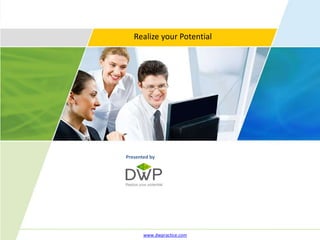 www.dwpractice.com
Presented by
www.dwpractice.com
Realize your Potential
 