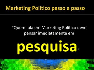 Aquele que já fez algo importante para alguma categoria profissional...