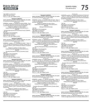Diário Oficial de Guarujá - 05-04-12
