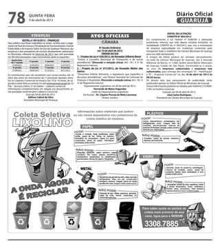 Diário Oficial de Guarujá - 05-04-12