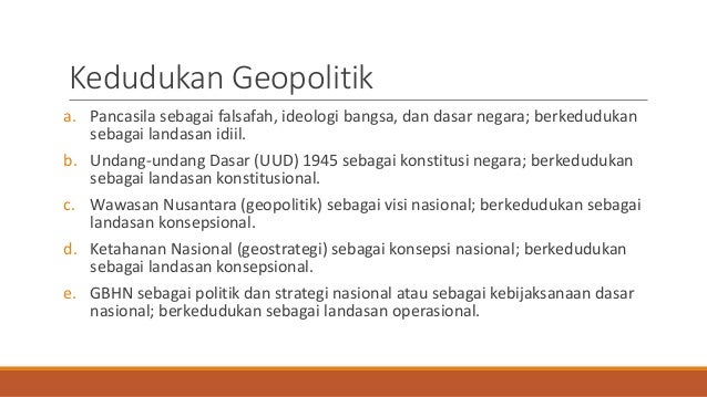 Geopolitik Indonesia