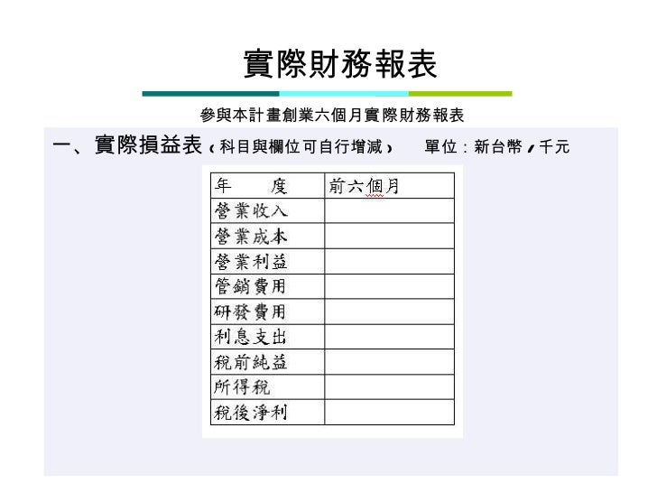 05 營運計畫簡報範本 格式
