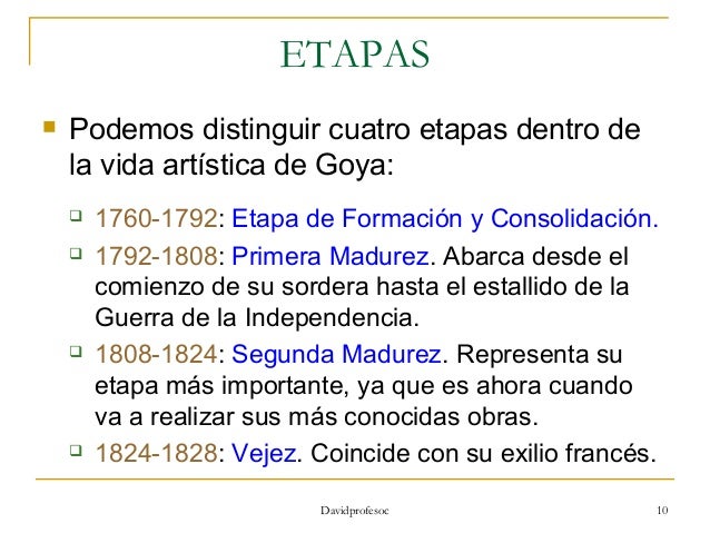 Franciso de Goya y Lucientes (vida y obra)