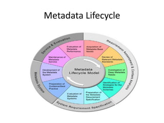 Metadata Lifecycle
 
