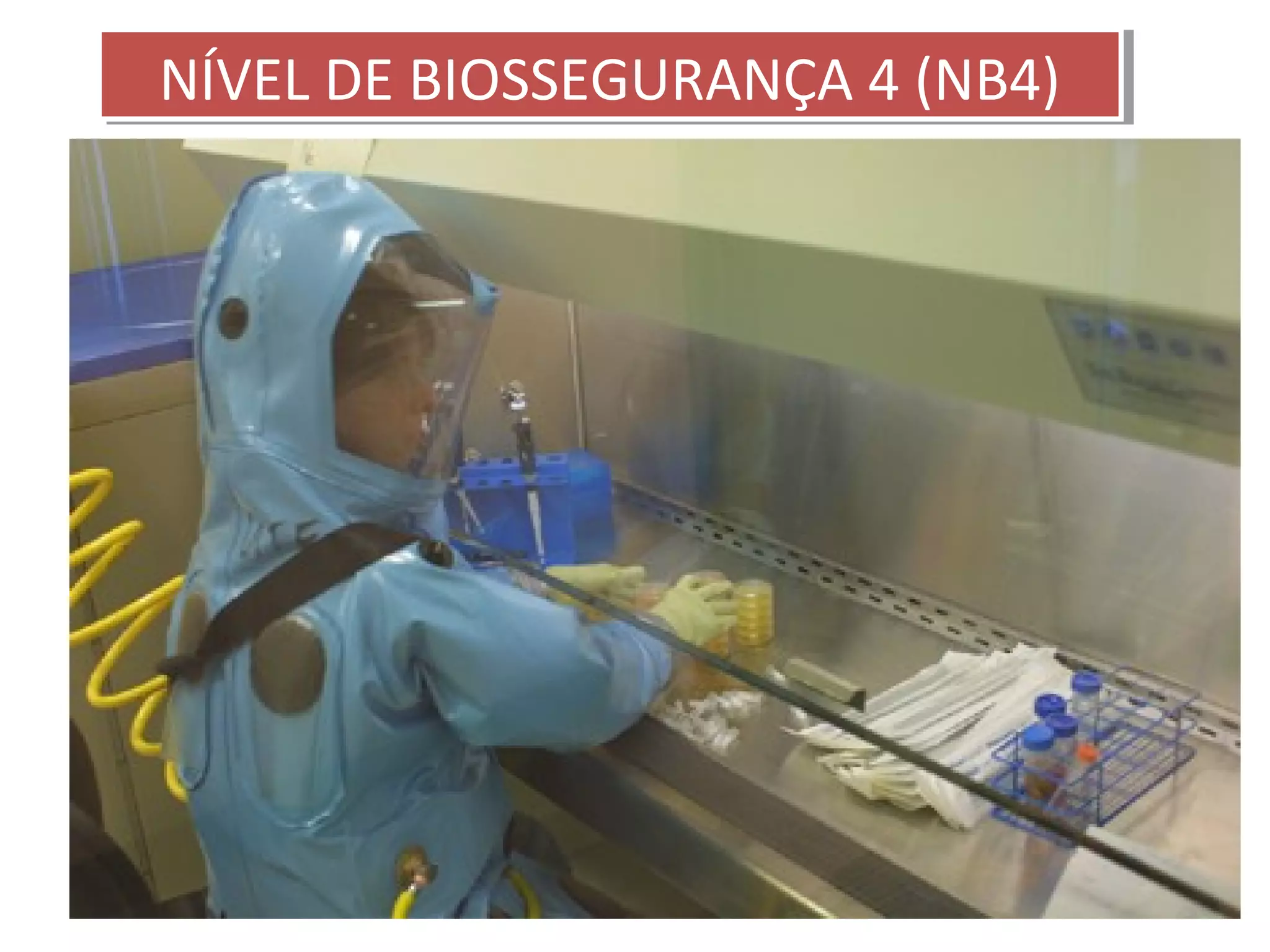 NÍVEL DE BIOSSEGURANÇA 4 (NB4)NÍVEL DE BIOSSEGURANÇA 4 (NB4)
 