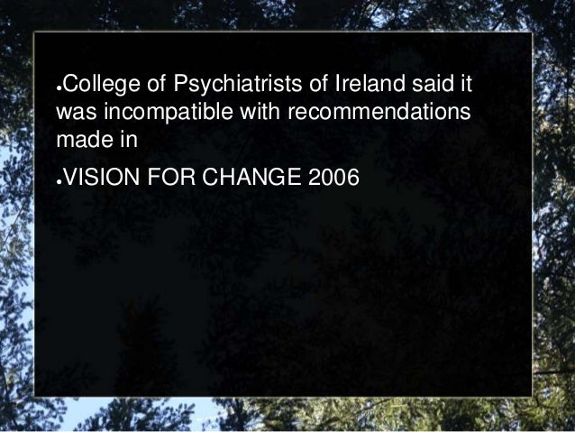 Maria Morgan: The Mental Health Act 2001 from a Clinician ...