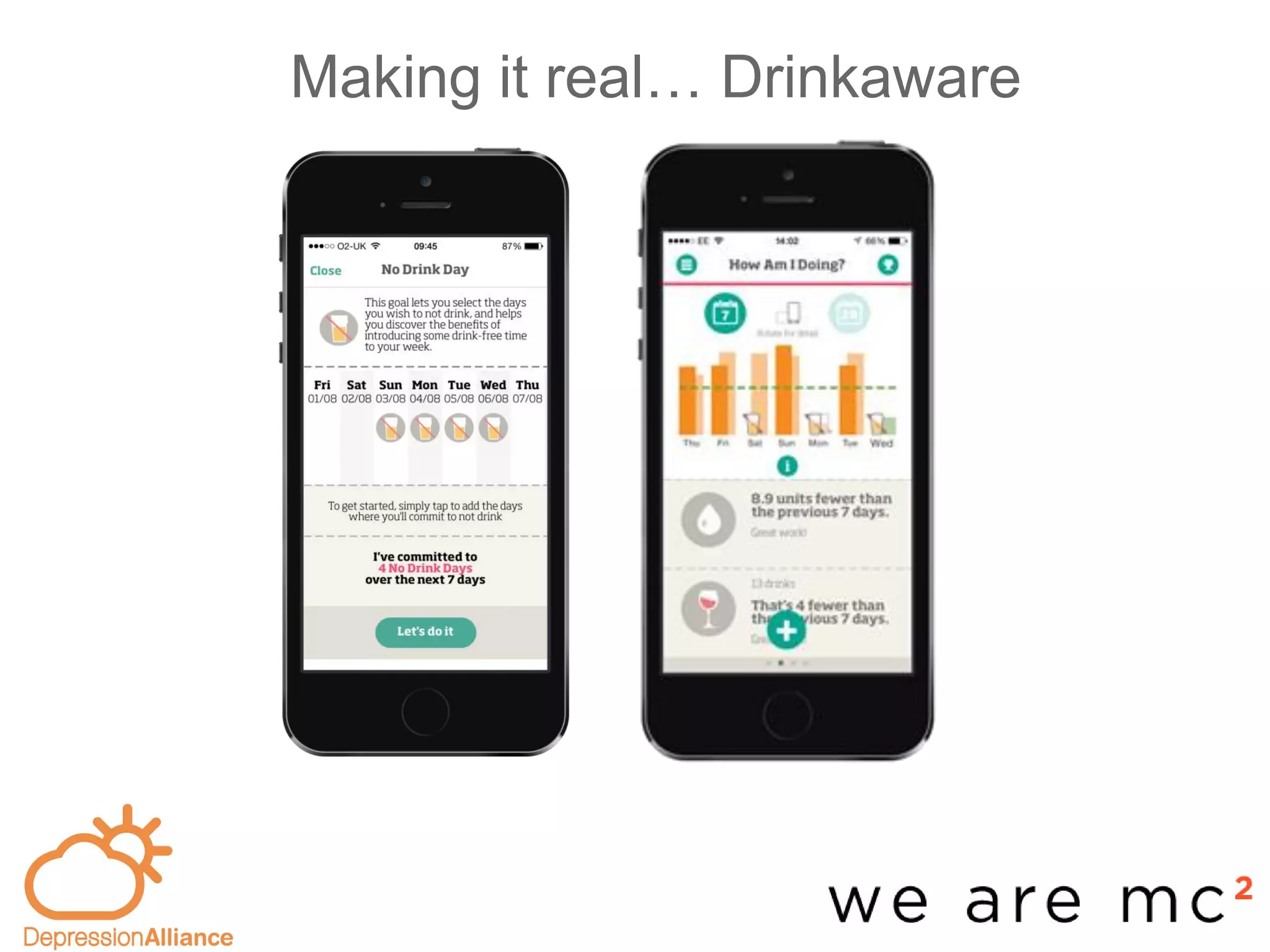 Making it real… Drinkaware
-base
 