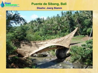 Puente de Sibang, Bali
Diseño: Joerg Stamm
 