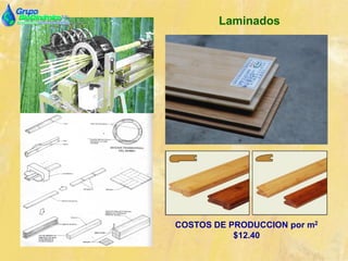 Laminados
COSTOS DE PRODUCCION por m2
$12.40
 