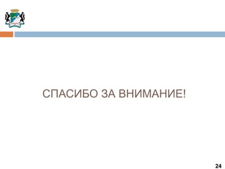 СПАСИБО ЗА ВНИМАНИЕ!
24
 