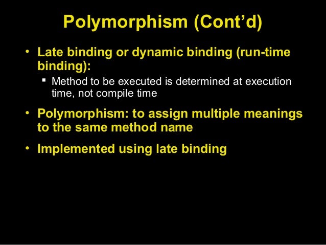 polymorphism java declaration