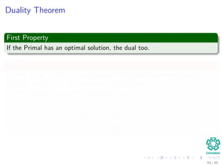 Solution
Derive with respect to x1 and x2
We have two case to take in account: u ≥ 0 and u < 0
The ﬁrst case is clear
What about when u < 0
We have that
θ (u) =
−1
2u2 + 4u if u ≥ 0
4u if u < 0
(18)
69 / 124
 