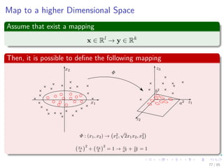 What do we need?
Until now, we have only a maximal margin algorithm
All this work ﬁne when the classes are separable
Problem, What when they are not separable?
What we can do?
77 / 124
 