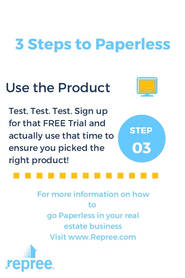 paperless real estate Your Going Steps Paperless Business to in 3 Estate Real