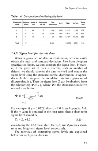 Sigma Tables.pdf six sigma methodology | PDF