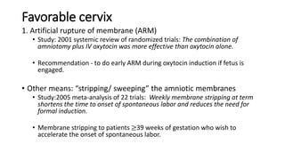 Arm Induction Induction of labor | PPTX