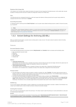 Data archiving in sales and distribution (sd) | PDF