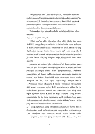 Masail Fiqhiyyah - Nikah Mut'ah dalam Pandangan Islam | PDF