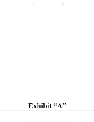 Exhibit "A"
 