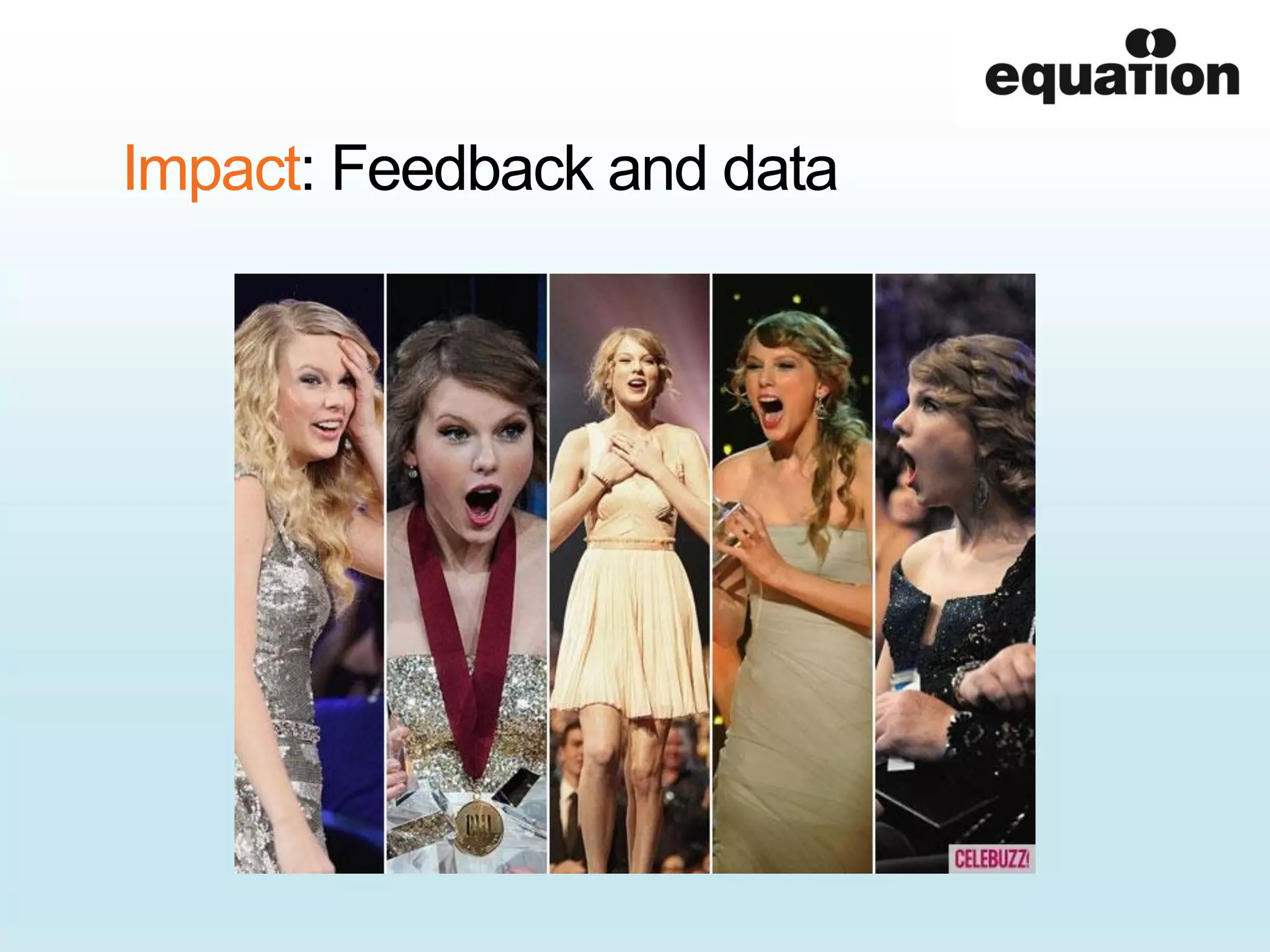 Impact: Feedback and data