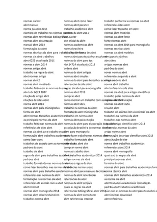 normas da bnt
abnt manual
norma da abnt 2014
exemplo de trabalho nas normas da abnt
normas abnt referências bibliográficas
normas abnt dissertação
manual abnt 2014
formatação da abnt
normas técnicas da abnt para trabalhos acadêmicos
normas da abnt trabalhos
abnt 6023 atualizada 2011
normas a abnt 2014
normas artigo abnt
trabalho na regra da abnt
abnt normas artigo
normas abnt2
normas abnt mestrado
trabalho feito com as normas da abnt
abnt nbr 6023 2012
citação de artigo abnt
citações de sites abnt
norma abnt 2014
normas abnt para monografias
forma de abnt
abnt normas trabalhos academicos
as principais normas da abnt
trabalho feito nas normas da abnt
referências de sites abnt
normas da abnt para trabalho escolar
formatação abnt trabalhos academicos
como fazer abnt
trabalhos de acordo com as normas da abnt
padroes da abnt
trabalho de abnt
regras da abnt para trabalhos acadêmicos
padroes abnt
trabalho formatado nas normas da abnt
como fazer trabalhos nas normas da abnt
normas abnt para trabalho escolar
referencias nas normas da abnt
formatação nas normas da abnt
referencias de acordo com a abnt
abnt internet
normas abnt monografia 2014
normas abnt desenvolvimento
trabalhos norma abnt
normas abnt como fazer
normas abnt para tcc
trabalho acadêmico abnt
normas da abnt 2011
site da nbr
site oficial da abnt
normas academicas abnt
norma brasileira
trabalho em forma de abnt
norma abnt para trabalhos escolares
normas da abnt para tcc
nbr 14724 atualizada 2013
ordens abnt
normas da abnt artigos
normas abnt simples
normas do abnt para trabalhos academicos
referencias de site abnt
regras da abnt para monografia
normas abnt 2011
comprar abnt
como montar um trabalho com as normas da abnt
normas abnt sites
trabalho na normas da abnt
formatação abnt monografia
trabalho em norma abnt
normas abnt para citação
normas da abnt para elaboração de trabalhos
associação brasileira de normas técnicas
abnt para monografia
como fazer trabalho nas normas abnt
trabalho formatado abnt
referencias abnt site
comprar norma abnt
normas trabalho abnt
abnt trabalhos academicos 2014
artigo normas da abnt
normas e regras da abnt
referências normas abnt
normas abnt para manuais técnicos
normas da abnt referências
referencias da abnt
normas da abnt simples
quais as regras da abnt
referencias bibliograficas abnt 2013
normas da abnt como fazer
abnt referencias internet
trabalho conforme as normas da abnt
referencias sites abnt
como fazer trabalho em abnt
normas abnt modelos
normas da abnt fonte
fonte normas abnt
normas da abnt 2014 para monografia
normas tecnicas abnt
normas da abnt modelos
abnt para trabalhos
abnt sites
artigos normas abnt
padrões da abnt
novas normas abnt
referencias segundo a abnt
artigo modelo abnt
norma abnt trabalho
abnt referencias de sites
normas da abnt para artigos científicos
trabalho pelas normas da abnt
regras abnt formatação
normas da abnt texto
resumo abnt
trabalho de acordo com as normas da abnt
trabalhos na normas da abnt
trabalhos nas normas abnt
capa de artigo cientifico abnt 2013
referencias normas da abnt
artigo norma abnt
formatação de artigo cientifico abnt 2013
abnt citação de site
norma abnt trabalhos academicos
referencias abnt 2014
norma abnt monografia
quais sao as regras da abnt
principais normas abnt
formato da abnt
normas abnt para trabalhos academicos form
norma técnica abnt
normas abnt trabalhos academicos 2014
as norma da abnt
abnt trabalhos academicos formatação
padrão abnt trabalhos acadêmicos
quais são as normas da abnt para trabalhos a
abnt normas download
abnt referência
 