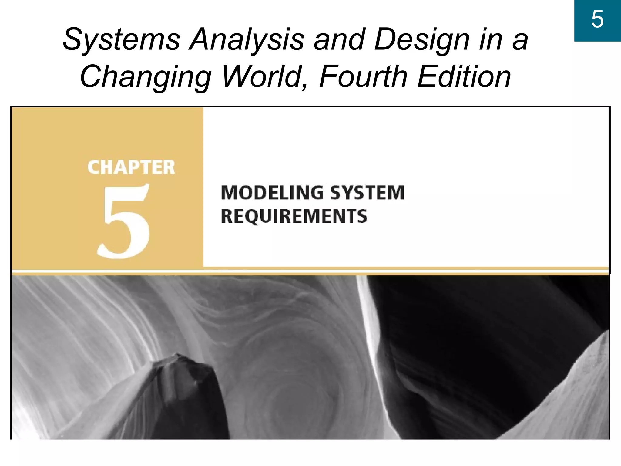 5
Systems Analysis and Design in a
Changing World, Fourth Edition
 
