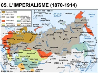 05. L’IMPERIALISME (1870-1914)
4. LES NOVES POTÈNCIES IMPERIALISTES
4.3. L’expansionisme rus
 