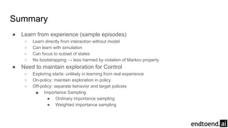 Reinforcement Learning 5. Monte Carlo Methods | PDF