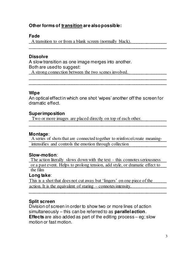 05. editing notes sheet