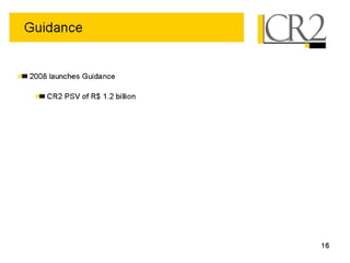 05 19-2008 - 1 q08 earnings presentation