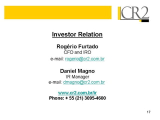 05 19-2008 - 1 q08 earnings presentation