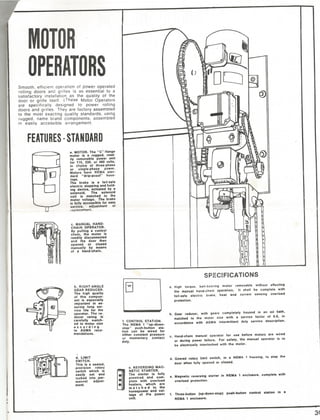 Motor operators