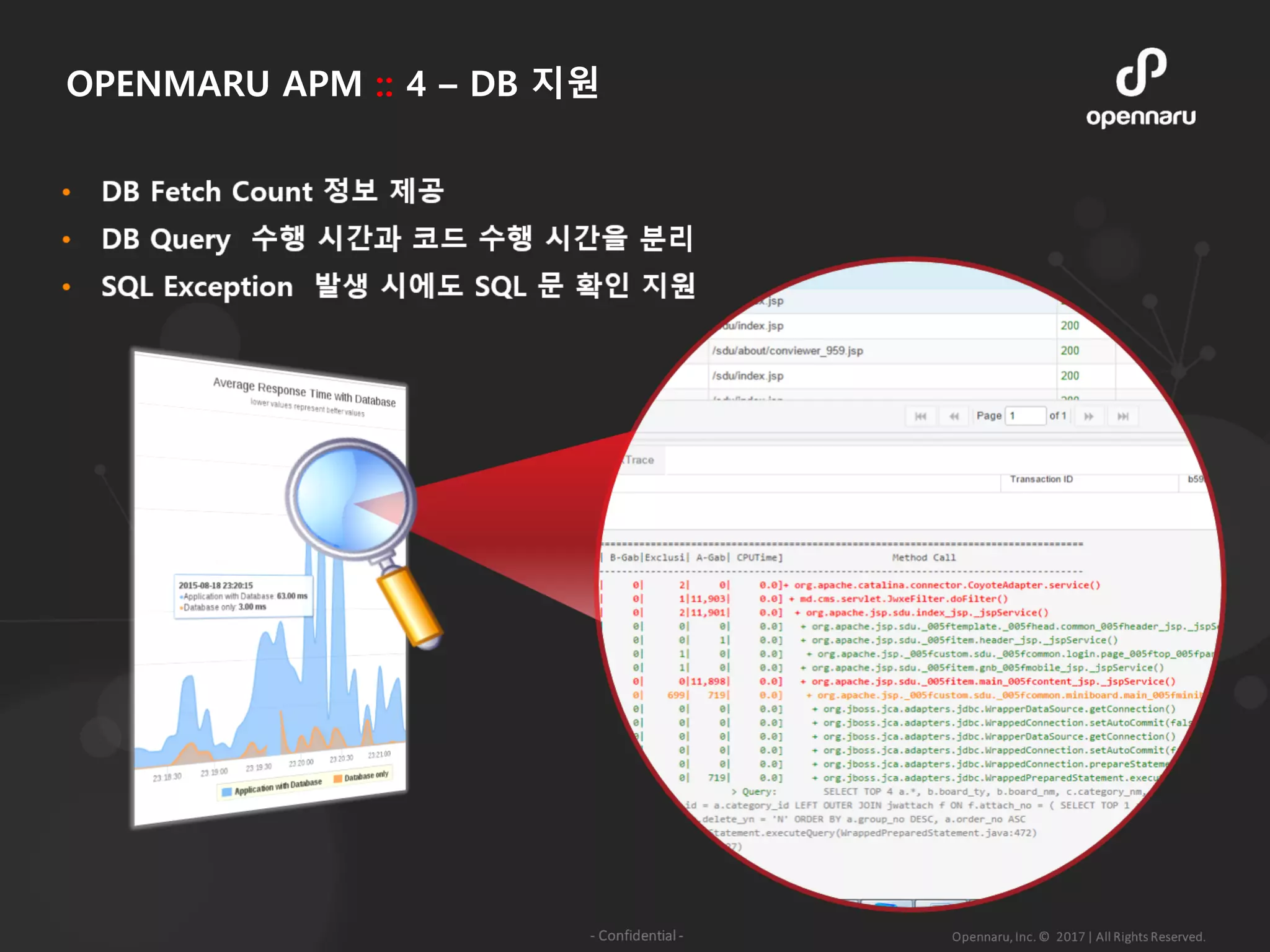 OPENMARU APM :: 4 – DB 지원
 