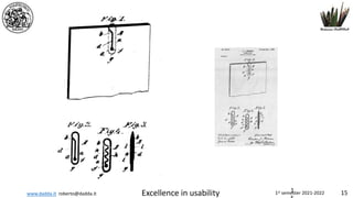 www.dadda.it roberto@dadda.it Excellence in usability 1st semester 2021-2022 15
1
 