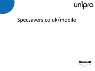 Specsavers.co.uk/mobile 